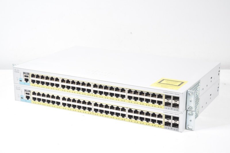 Cisco/シスコ Catalyst 2960-L スイッチ 2台セット□WS-C2960L-48PS-LL 中古□送料無料