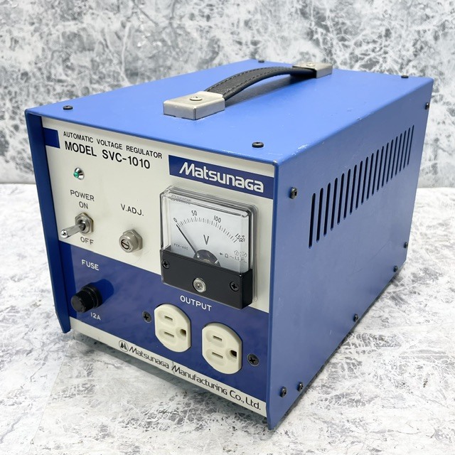 1305//Matsunaga 松永製作所 定電圧電源装置 SVC-1010 安定化電源 通電確認済み 