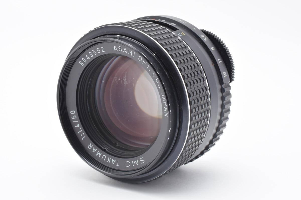 ペンタックス　ASAHI PENTAX SMC Takumar 50mm F1.4 M42マウント　　#2910799-J7-Z5