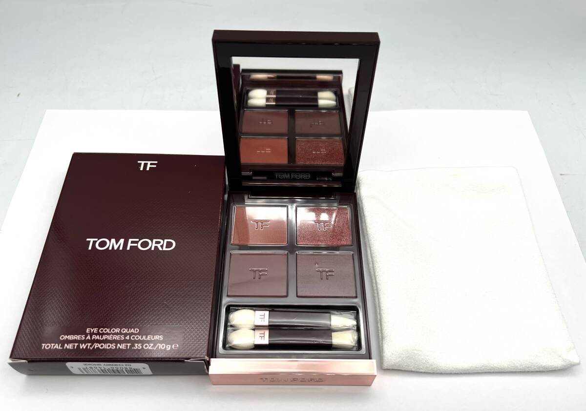 i2501C 美品トムフォード アイ カラー クォード 02SC チェリースモーク TOMFORD アイシャドウ レディース コスメ 化粧品