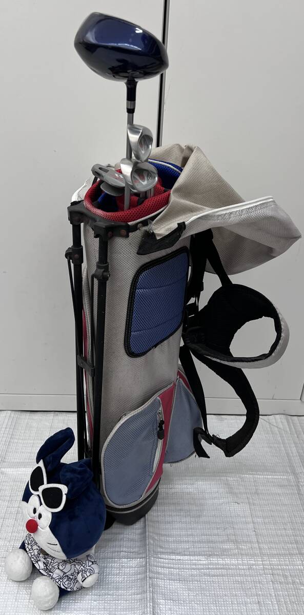 ij2614A ゴルフバッグ クラブ4本 IGNIO イグニオ 子供用 ドライバー1本 アイアン2本 パター1本 GOLF スポーツ 趣味