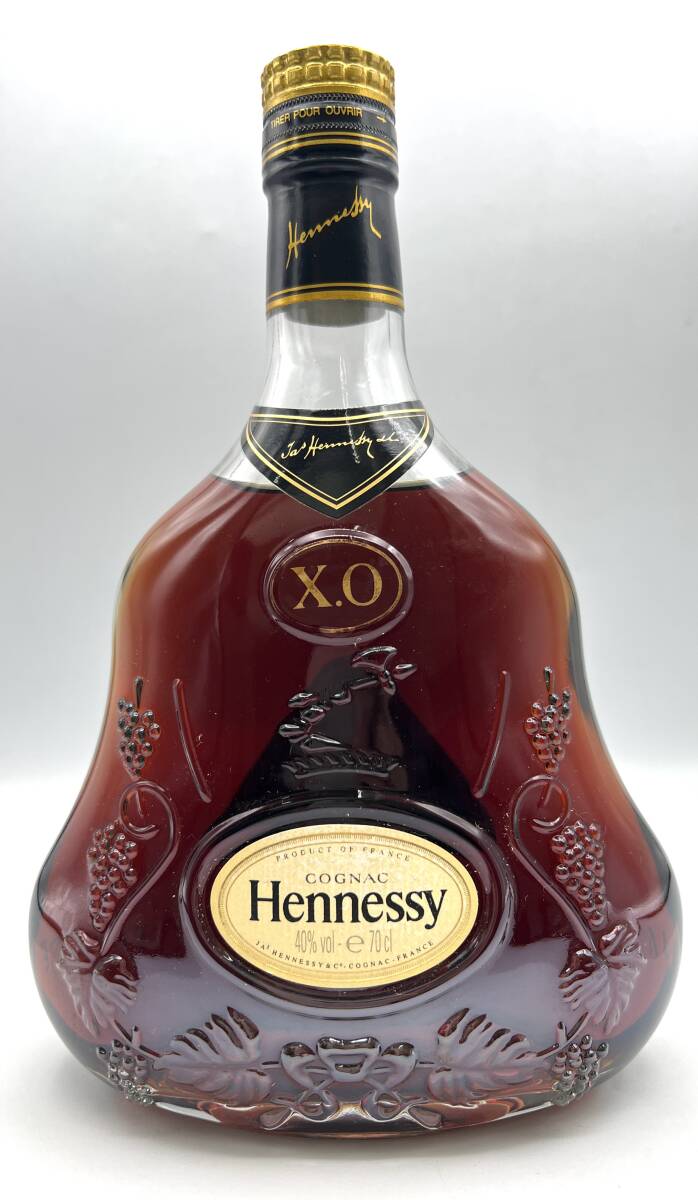 i2619C 未開栓 Hennessy/ヘネシー THE ORIGINAL/オリジナル XO 金キャップ クリアボトル 700ml 40％ コニャック ブランデー 洋酒