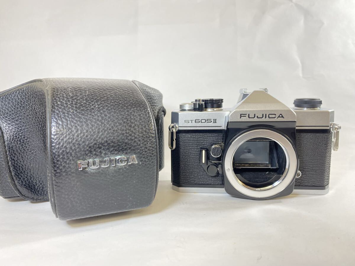 美品！シャッター・露出計動作OK！FUJICA ST605Ⅱ フィルムカメラ ボディ 純正ケース付き