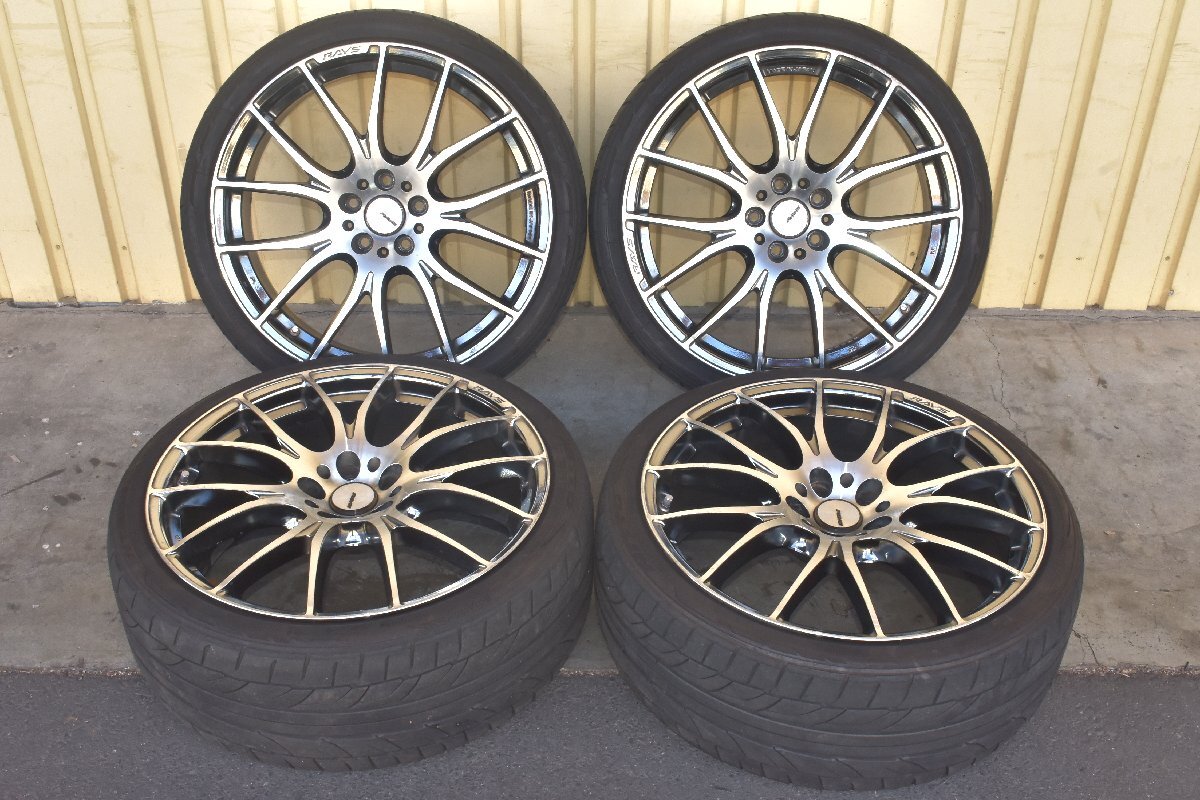 ▲代引き不可 RAYS レイズ ホムラ 2×7 アルミ ホイール タイヤ 20インチ 114.3 8.5J +45　*1F