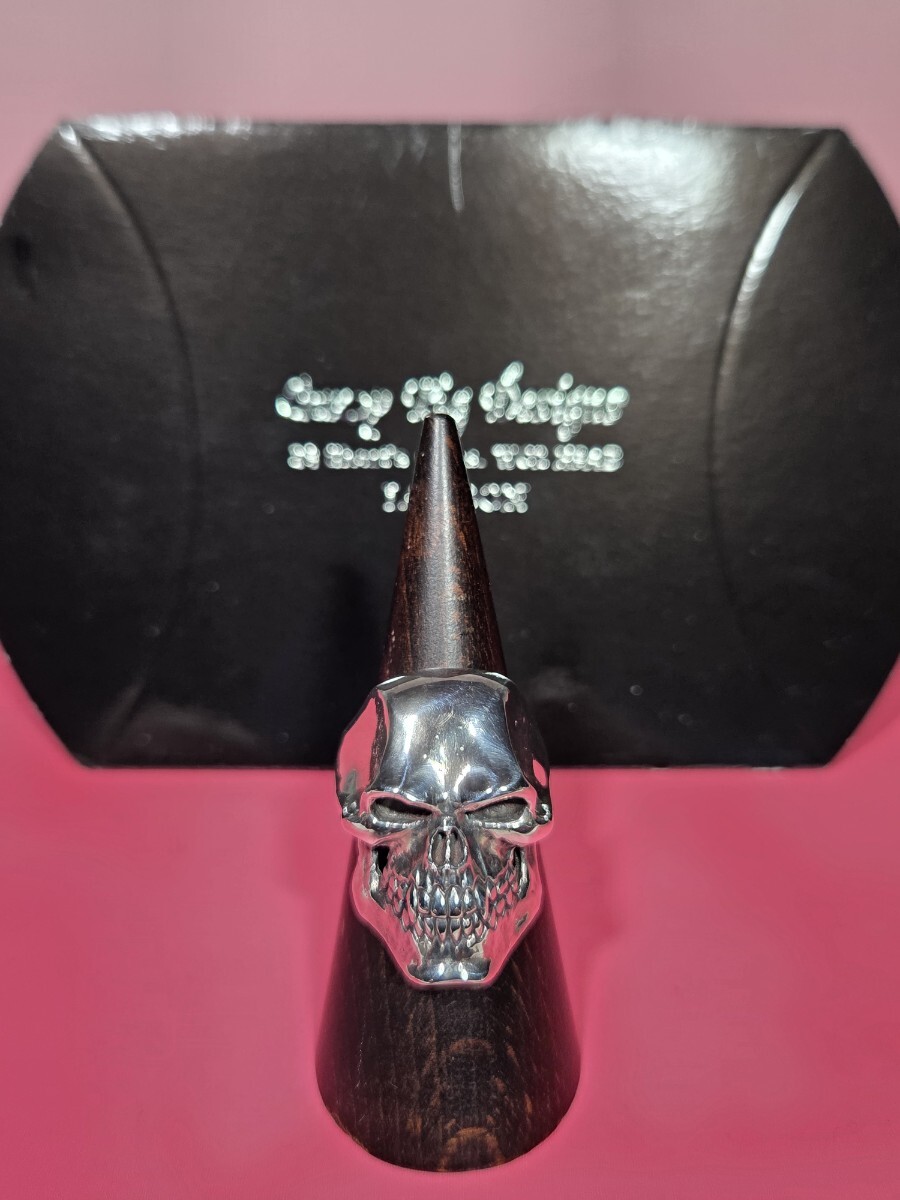 ★本物 新品 未使用《クレイジーピッグ》CRAZY PIG サイコキラースカルリング　21・送料無料★ シルバー925 SKULL スカル ドクロ 指輪