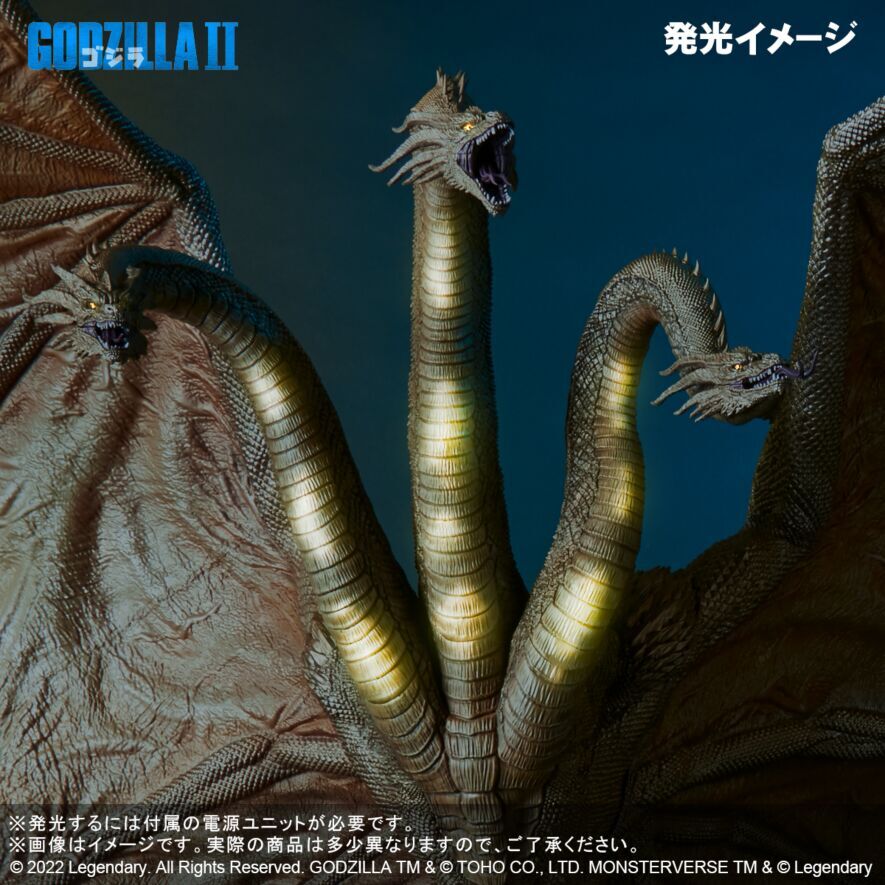 エクスプラス 東宝大怪獣シリーズ キングギドラ 2019 少年リック限定版 発光ver フィギュア ゴジラ GODZILLA KING GHIDORAH X-PLUS