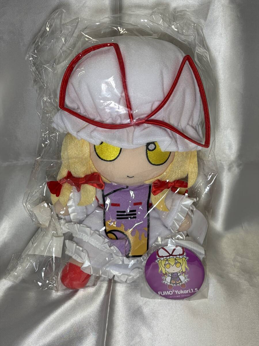 東方ぬいぐるみシリーズ41 八雲紫 ver.1.5 ふもふもゆかり。 缶バッジ付き 東方Project 秋季例大祭 例大祭 Gift ふもふも ぬいぐるみ