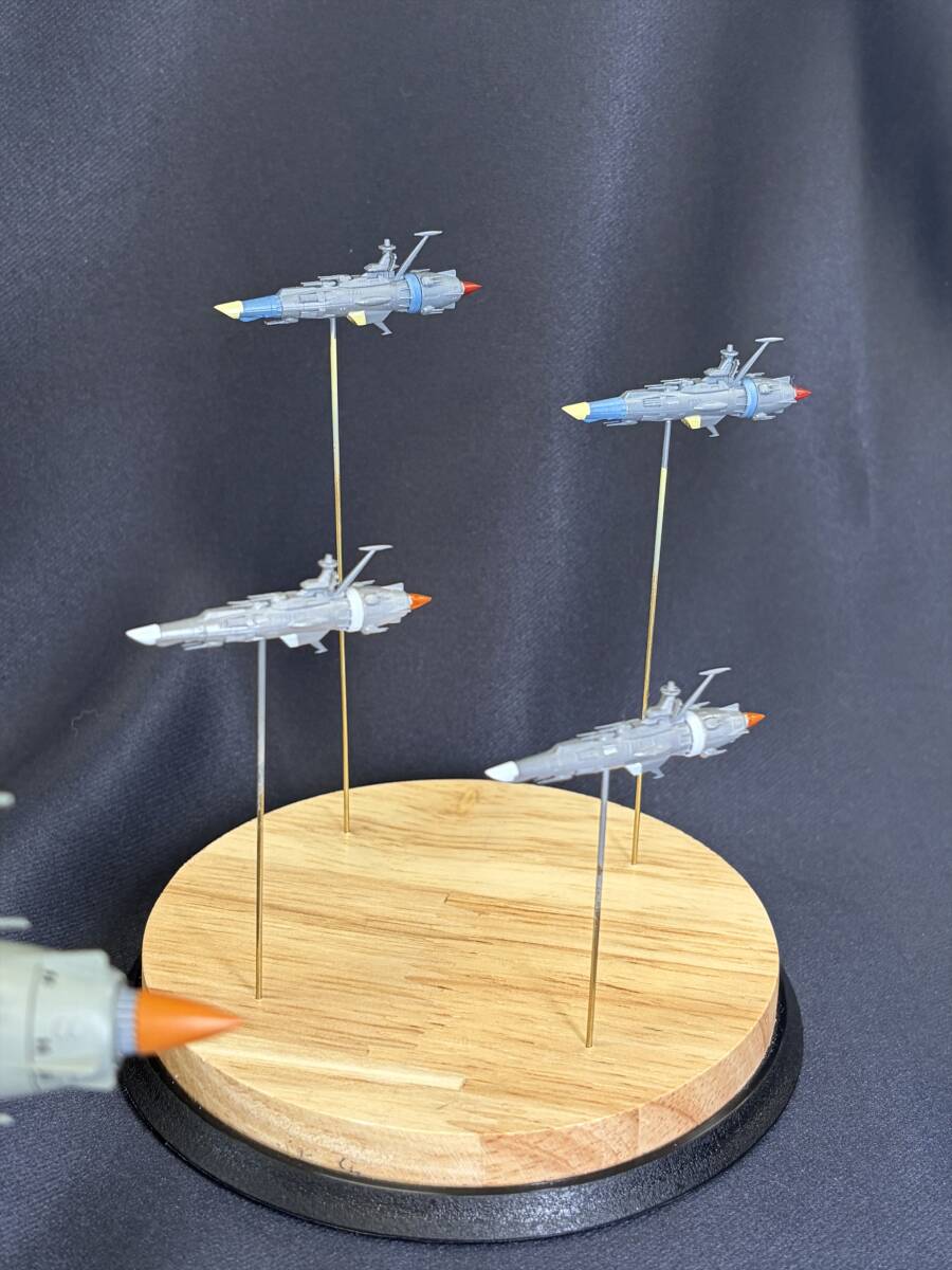 グレイキューブ 1/2500 地球連邦防衛軍 護衛艦 4隻セット ガレージキット 宇宙戦艦ヤマト2202 愛の戦士たち レジンキット となモ WF