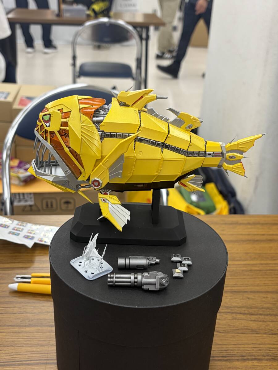 オニキンメ型巨大戦艦 ゴールデンオーガ ガレージキット ダライアス外伝 ZONE A レジンキット となりのモケイフェスティバル9 となモ9