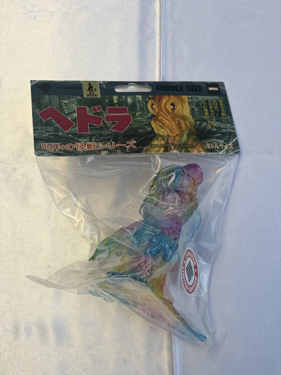 ワンフェス2026冬 CCP ミドルサイズ シリーズ ヘドラ DROP CANDY クリア Ver. ソフビ フィギュア ゴジラ GODZILLA WF2026W