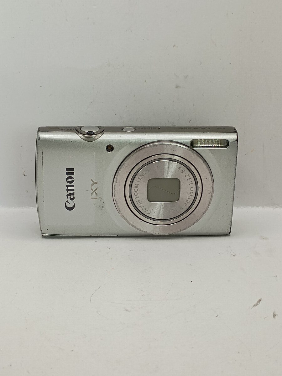 5862【動作確認済】1円スタート Canon IXY200 PC2333 シルバー コンパクトデジタルカメラ デジタルカメラ