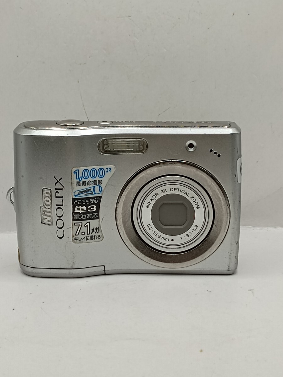 6244【動作確認済み】1円スタート Nikon COOLPIX L14 コンパクトデジタルカメラ シルバー