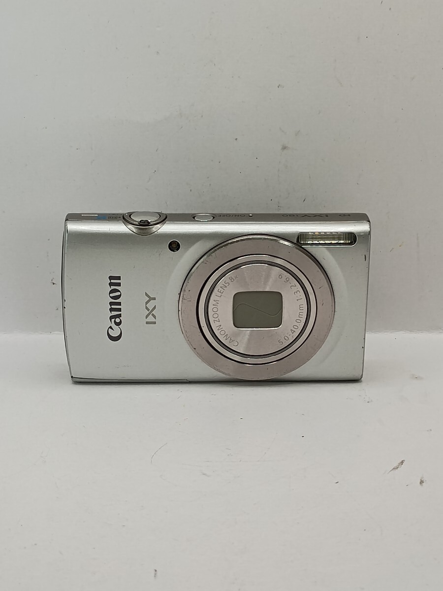 5860【動作確認済】1円スタート Canon IXY180 PC2275 シルバー コンパクトデジタルカメラ デジタルカメラ