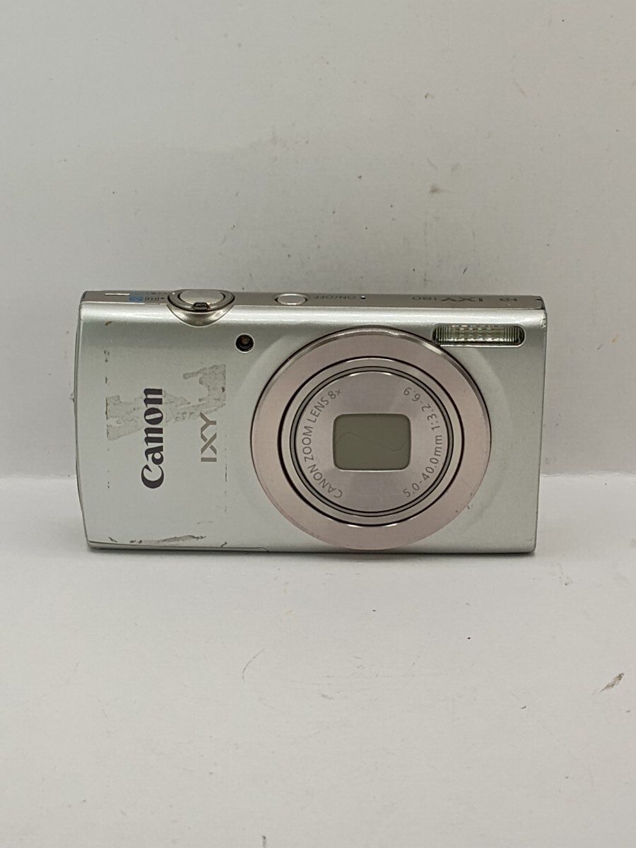 6260【動作確認済】1円スタート Canon IXY180 PC2275 シルバー コンパクトデジタルカメラ デジタルカメラ