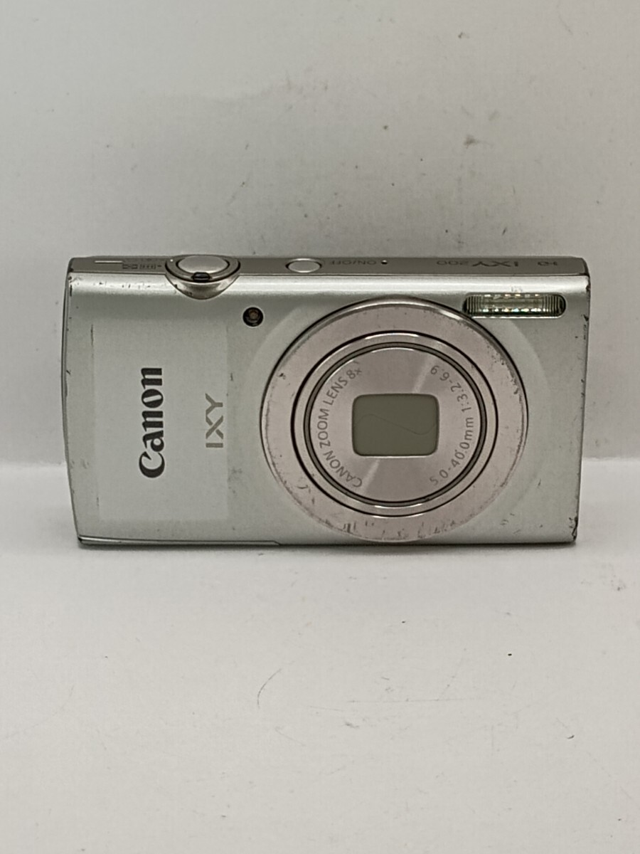 5900【動作確認済】1円スタート Canon IXY200 PC2333 シルバー コンパクトデジタルカメラ デジタルカメラ