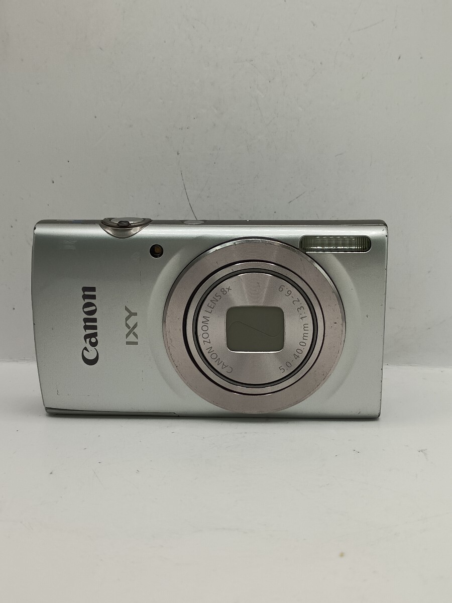 5904【動作確認済み】1円スタート Canon IXY180 コンパクトデジタルカメラ シルバー