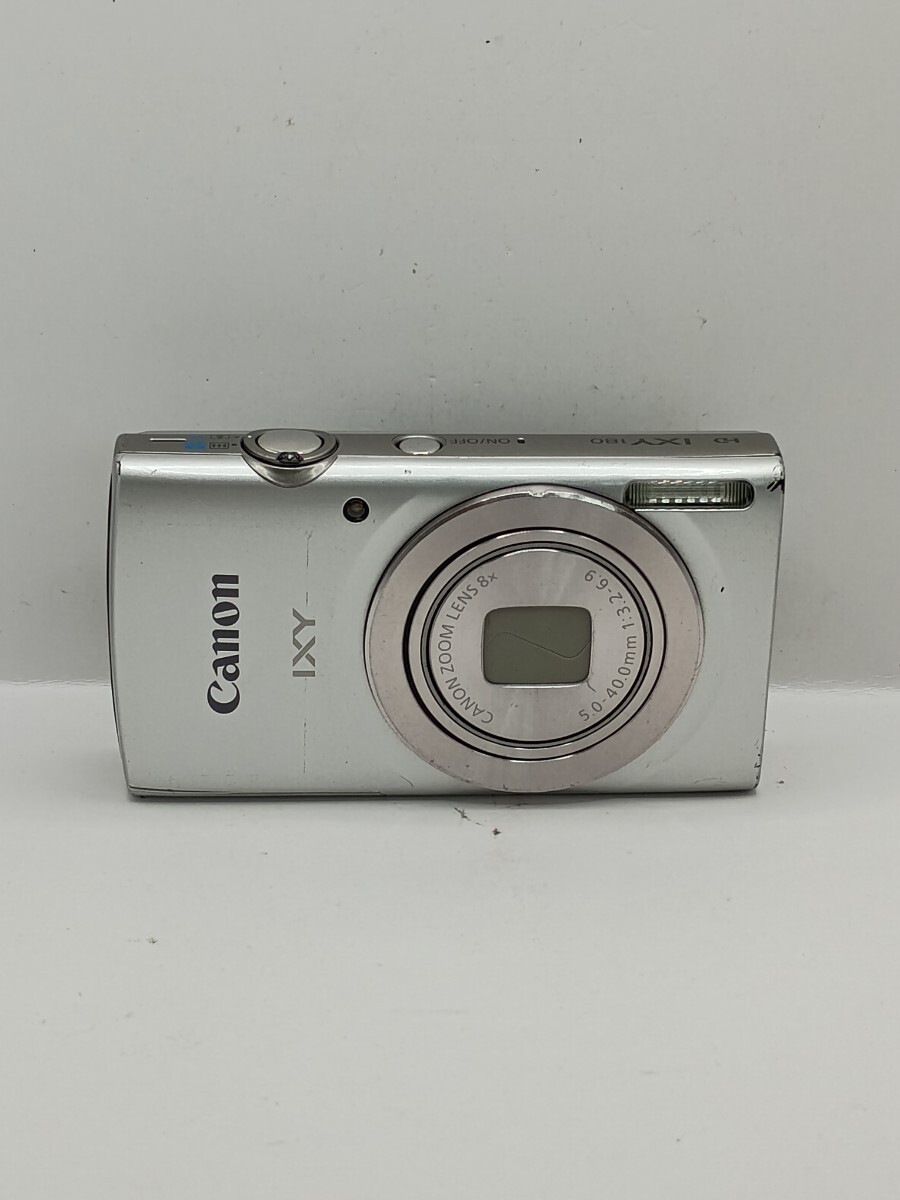 5880【動作確認済】1円スタート Canon IXY180 PC2275 シルバー コンパクトデジタルカメラ デジタルカメラ