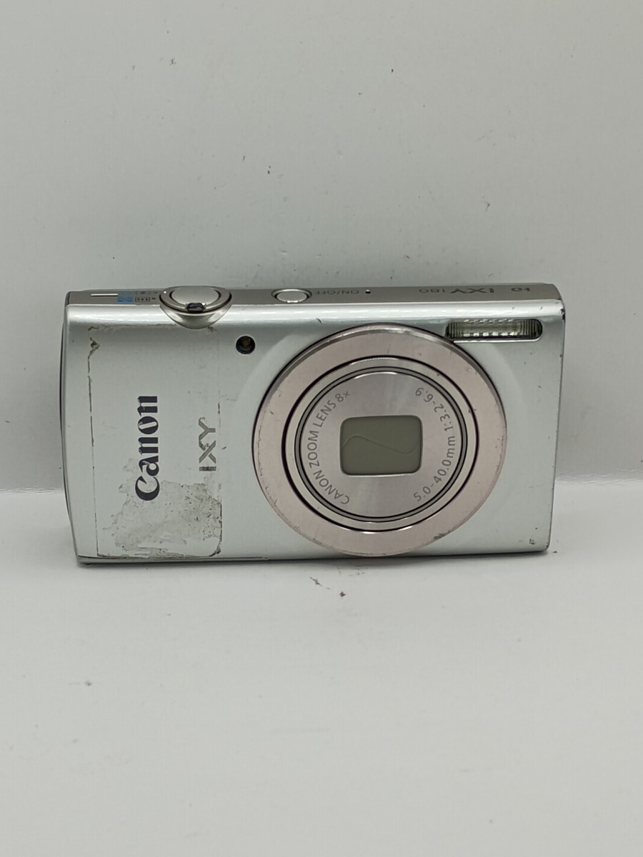 5895【動作確認済】1円スタート Canon IXY180 PC2275 シルバー コンパクトデジタルカメラ デジタルカメラ