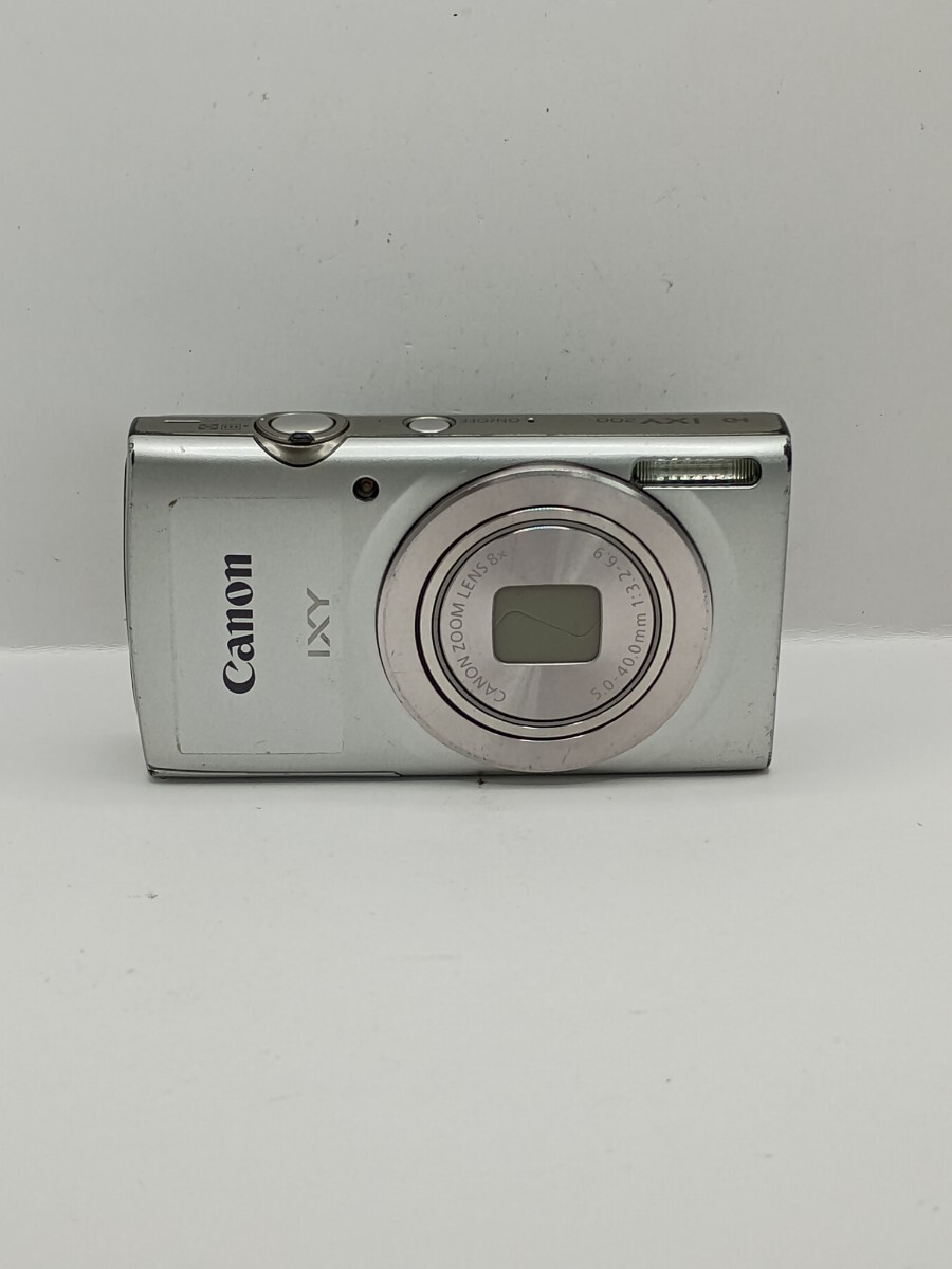 5896【動作確認済】1円スタート Canon IXY200 PC2333 シルバー コンパクトデジタルカメラ デジタルカメラ