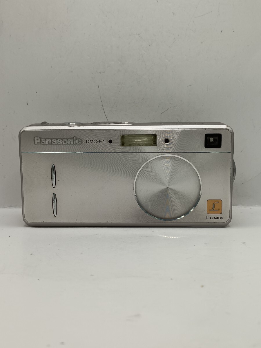 5407【動作未確認】 Panasonic LUMIX DMC-F1 コンパクトデジタルカメラ シルバー