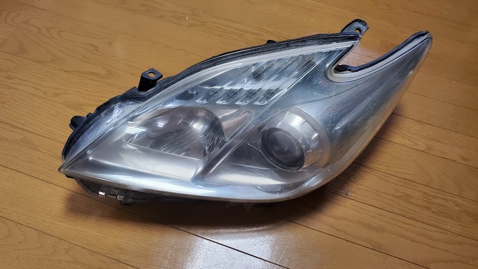 プリウス 30 純正 ヘッドライト 助手席側 L側 左側 ハロゲン KOITO 47-29