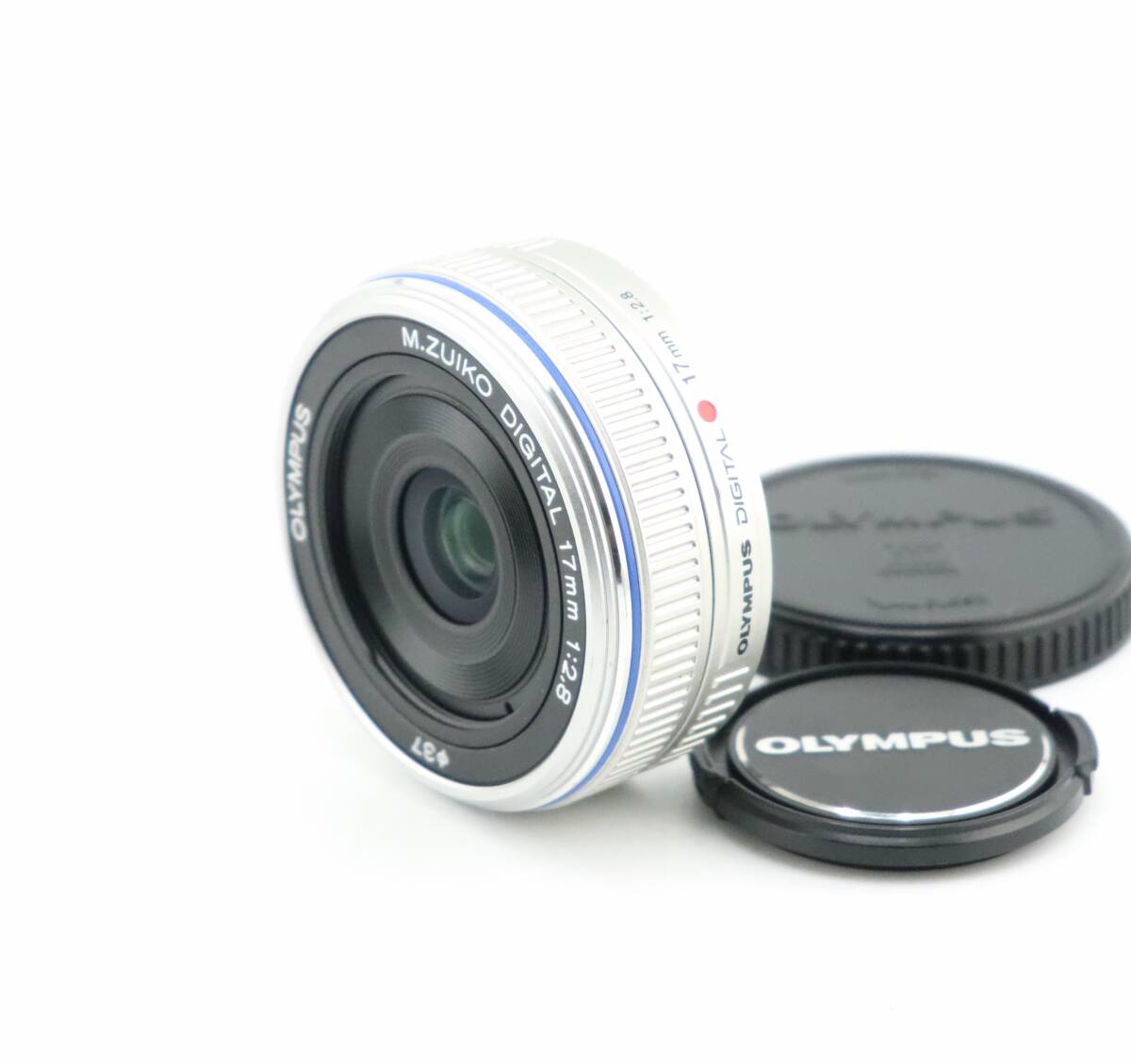 ★極上品★オリンパス OLYMPUS M.ZUIKO DIGITAL 17mm F2.8 シルバー★　W0677＃5257
