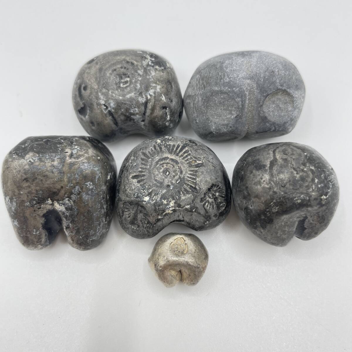 古代タイ王国 銀製 弾丸貨幣 超珍品 バレットマネー 15世紀 