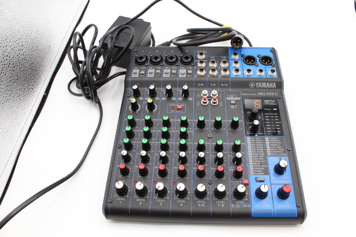 YAMAHA ヤマハ MIXING CONSOLE MG10XU ミキシングコンソール アナログミキサー USB オーディオインターフェース ②