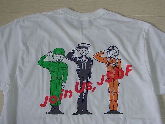 未使用品　JSDF　Tシャツ　陸上　海上　航空　 JENTLE ジェントル 自衛隊　Tシャツ　レトロ