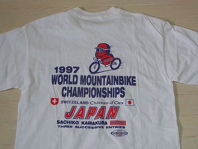 JERZEES　1997年　世界マウンテンバイク選手権　Tシャツ　応援Tシャツ　90s　USA製　　ジャージーズ