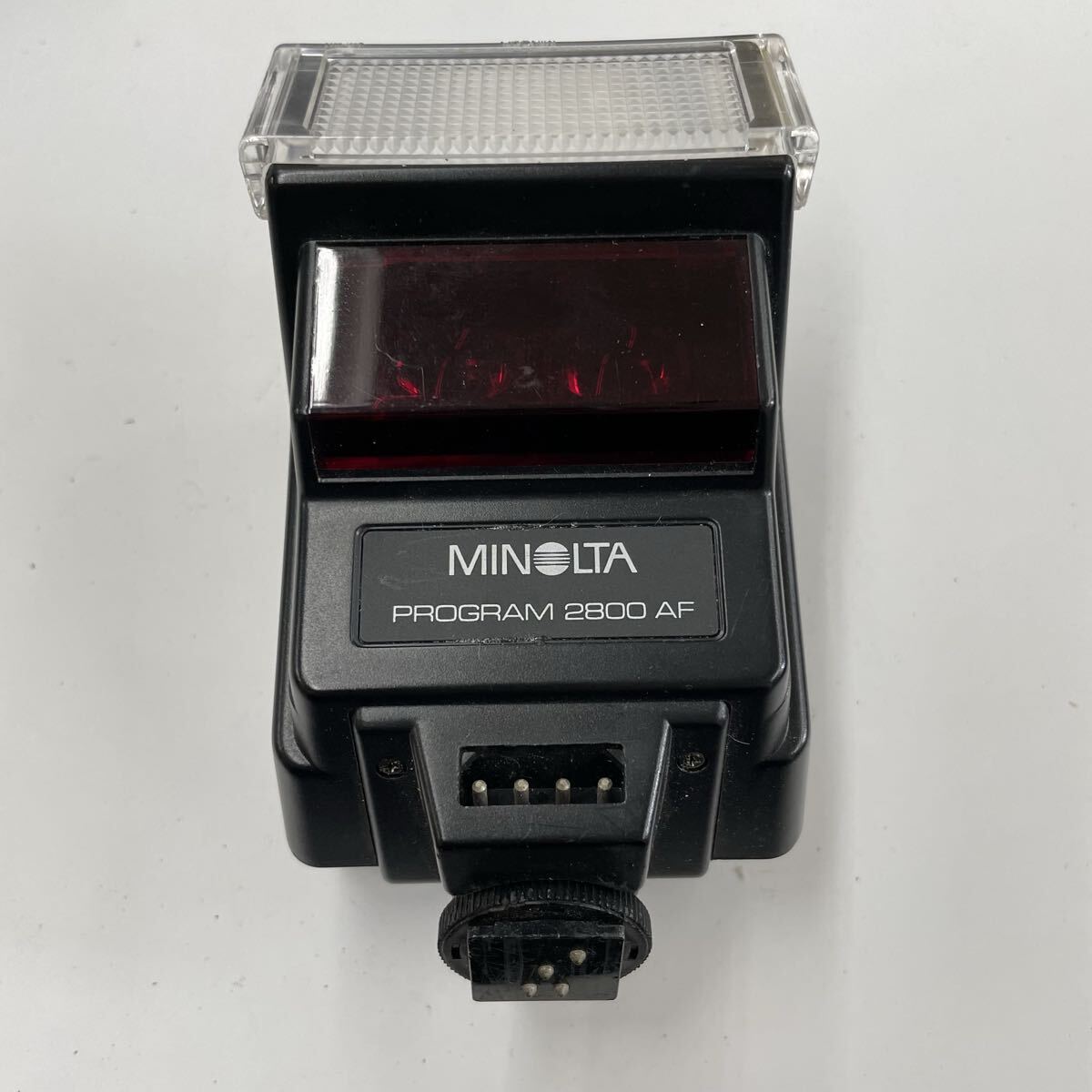 10yhR MINOLTA ミノルタ PROGRAM 2800 AF ストロボ フラッシュ