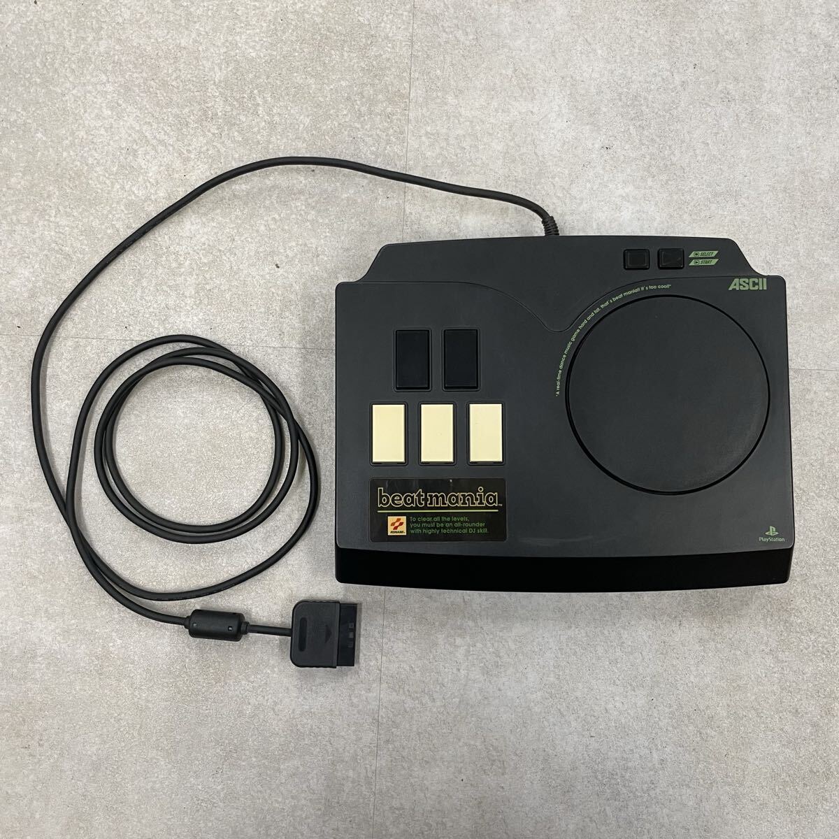 6mhS ビートマニア専用コントローラー アスキー コントローラー 専用コントローラー PlayStation beatmania ビートマニア　※動作未確認