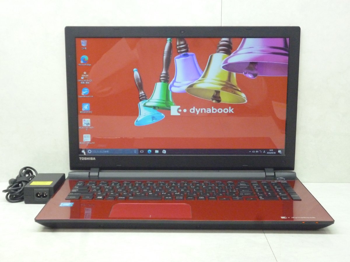☆東芝☆dynabook T45/URS☆Celeron 3215U 170GHz/4GB/1TB/Sマルチ/無線/Bluetooth/カメラ/Office/Windows 10 Home DtoD領域☆
