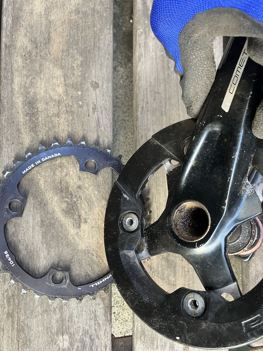 FSA COMET クランクセット 104/36T MADE IN CANADA