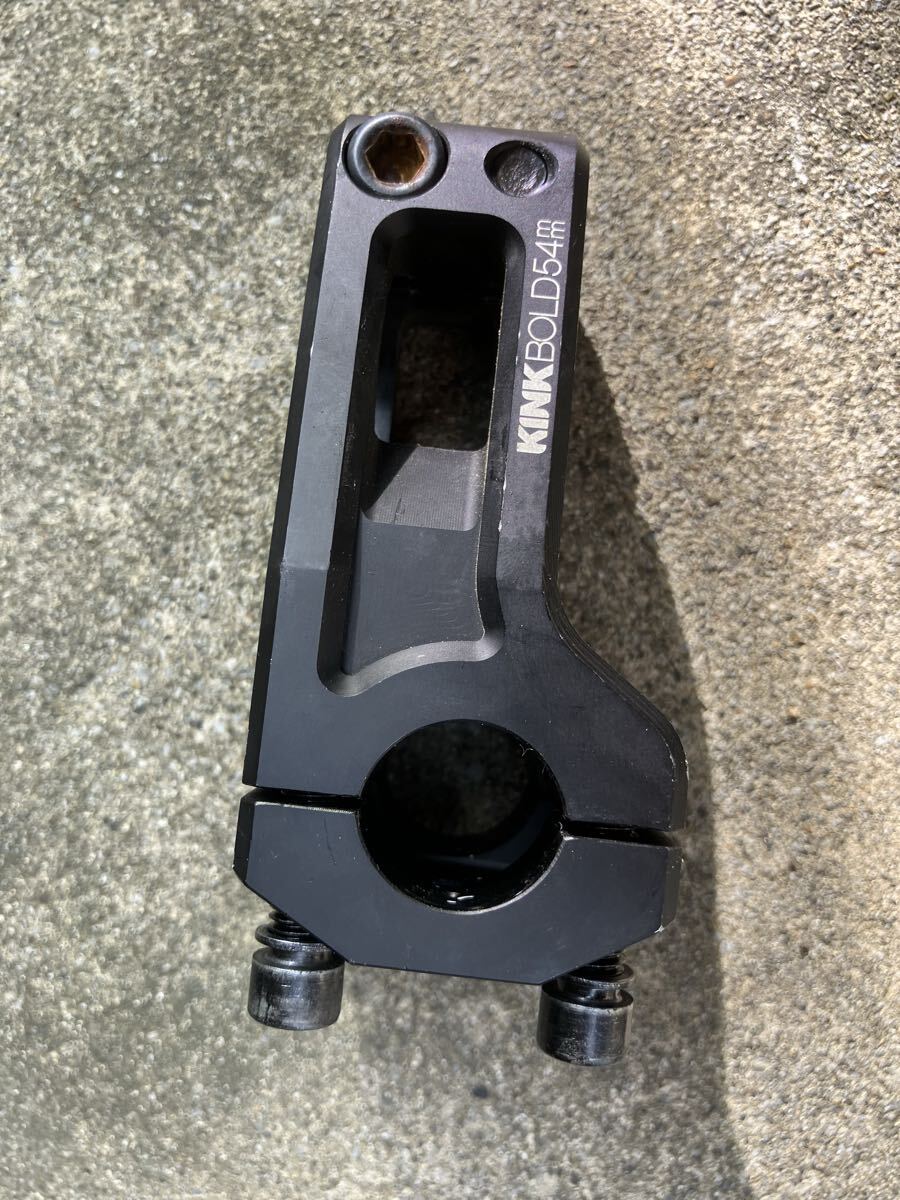 KINK BOLD 54R BMX 22.2mmクランプ ステム ブラック