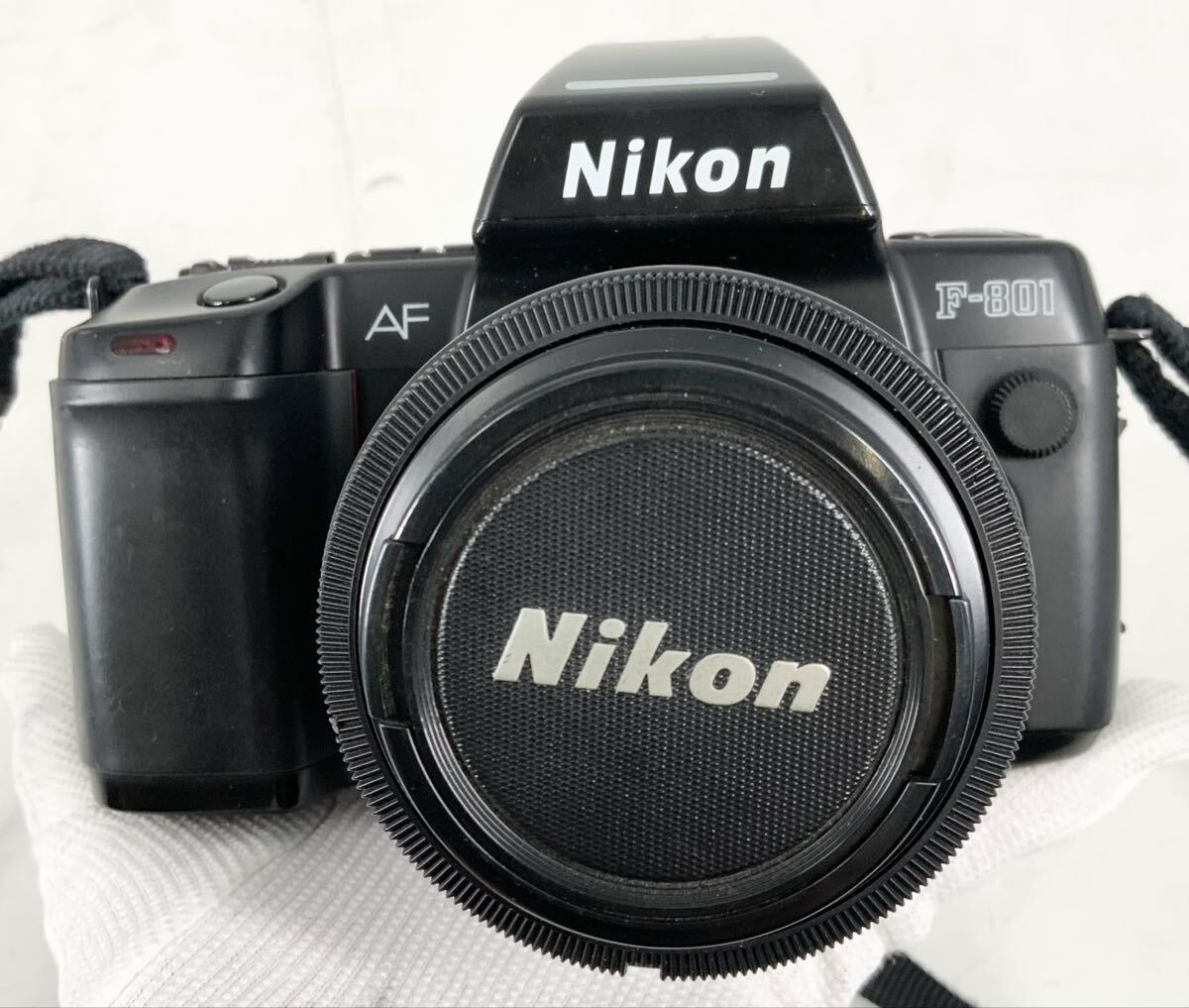 【27】フィルムカメラ　一眼レフカメラ　ニコン　Nikon　F-801　現状品　ブラック　AF NIKKOR 35-70mm F3.3-4.5　オートフォーカス　中古
