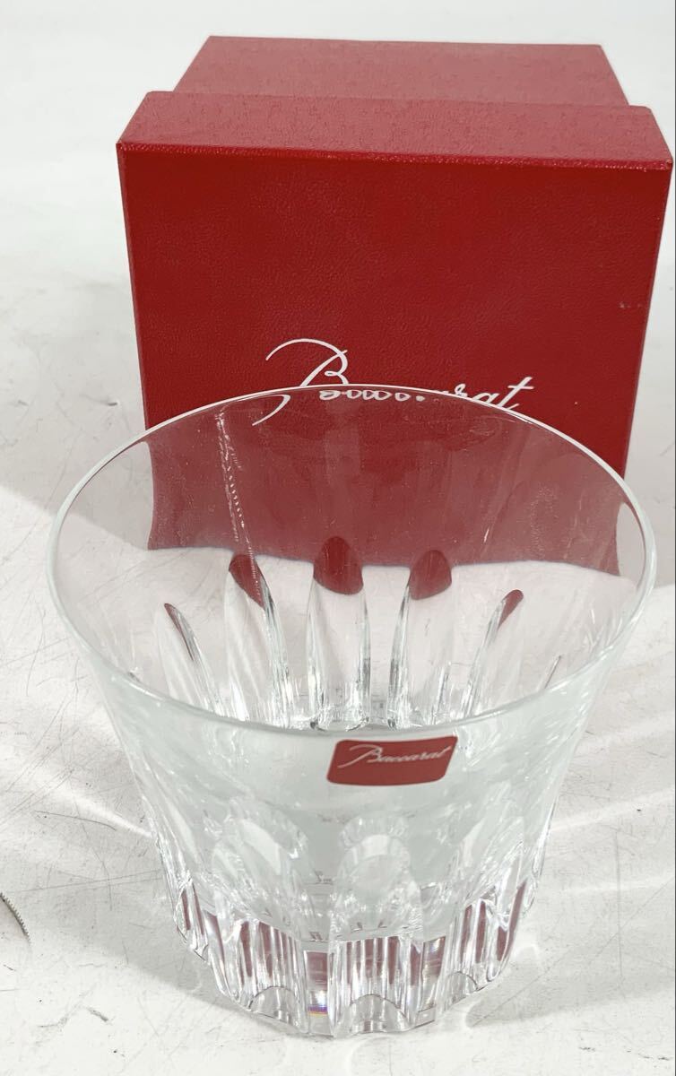 【19】　未使用品　ロックグラス　タンブラー　食器　バカラ　Baccarat　エトナ　箱付き　インテリア　クリスタル　ウイスキーグラス