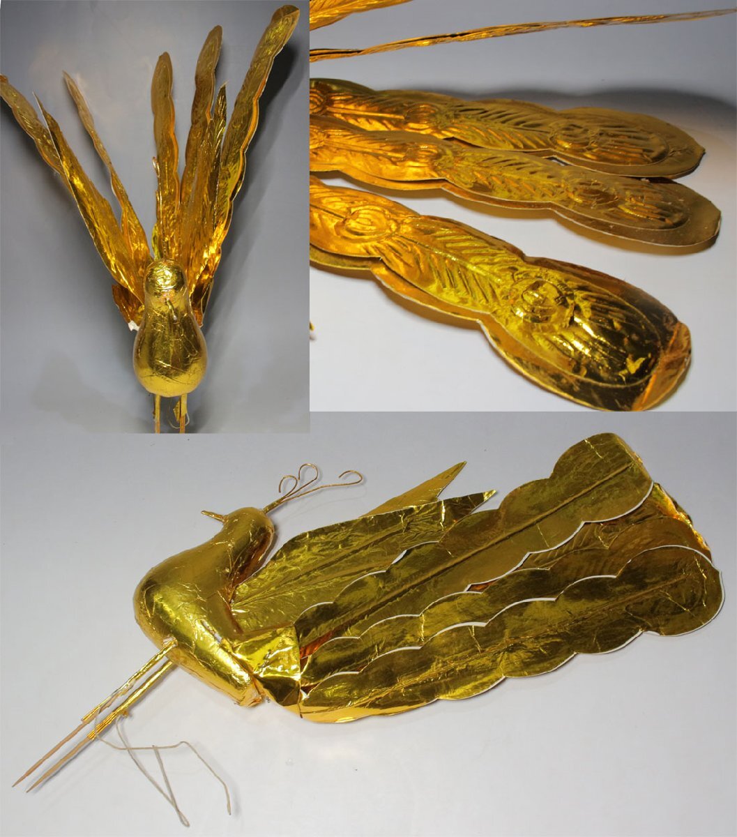 時代市場┃未使用長期保管品┃紙製鳳凰┃神具・神輿・インテリア