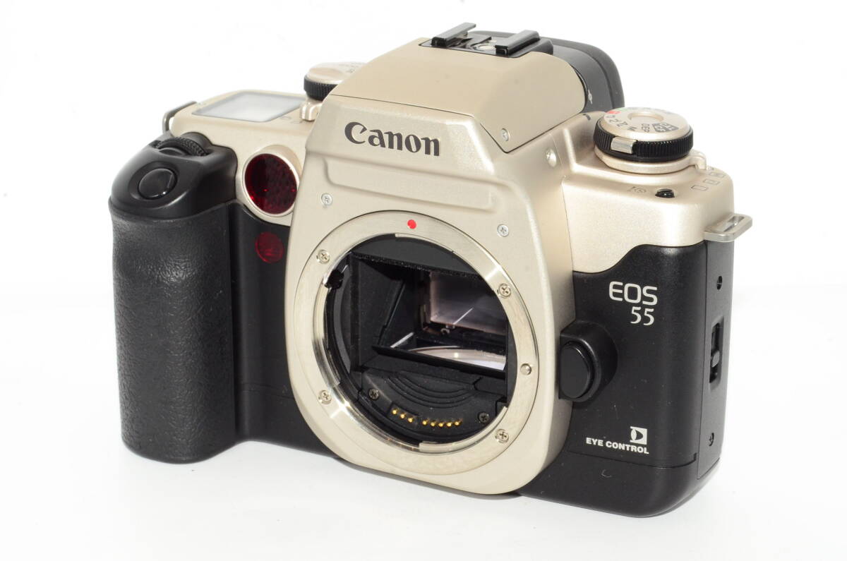 【外観特上級】キヤノン CANON EOS 55 EYE CONTROL ボディ シルバー　#j14008
