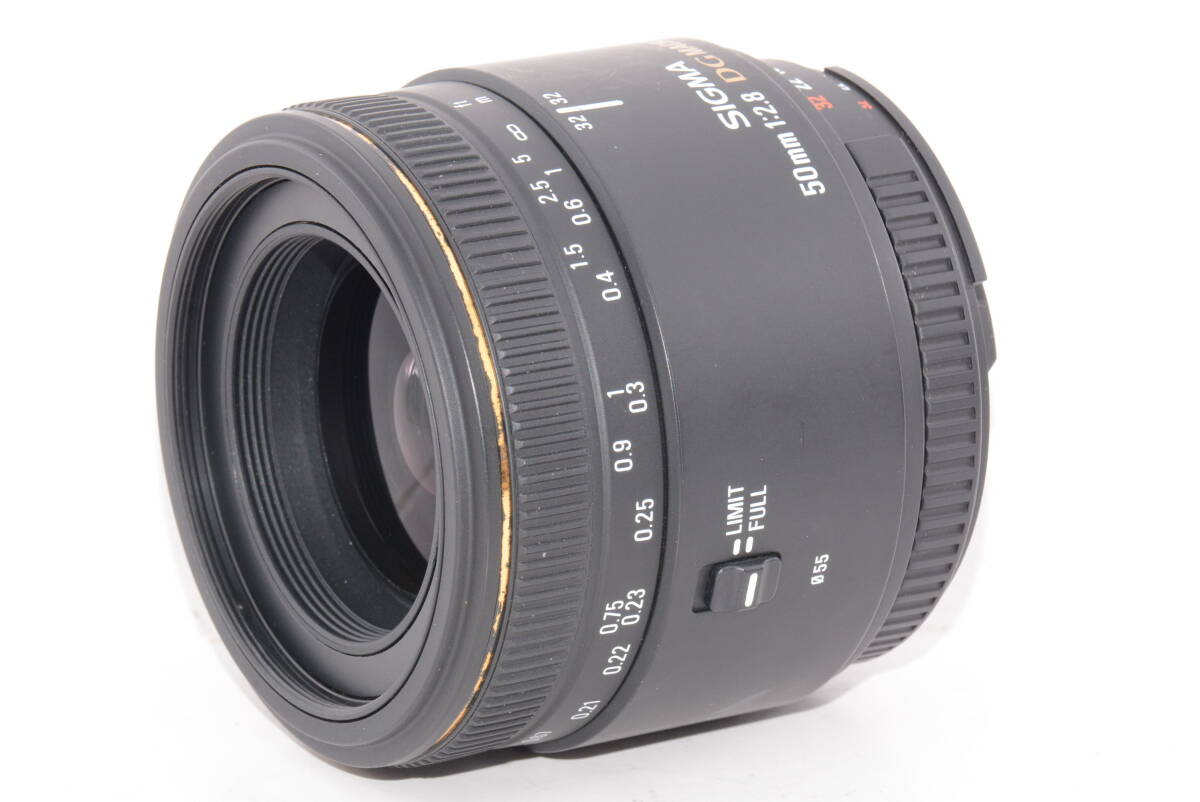 【外観特上級】SIGMA MACRO 50mm F2.8 EX DG ニコン Nikon　#e9260