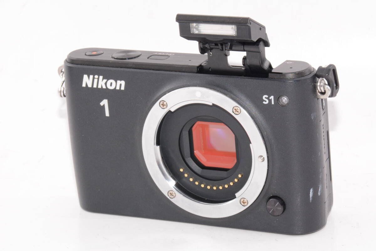 【外観特上級】NIKON 1 S1 ボディ ブラック　#a14086