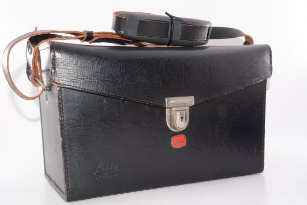 【外観並級】 LEICA 革 ケース　ボックス　#u11539