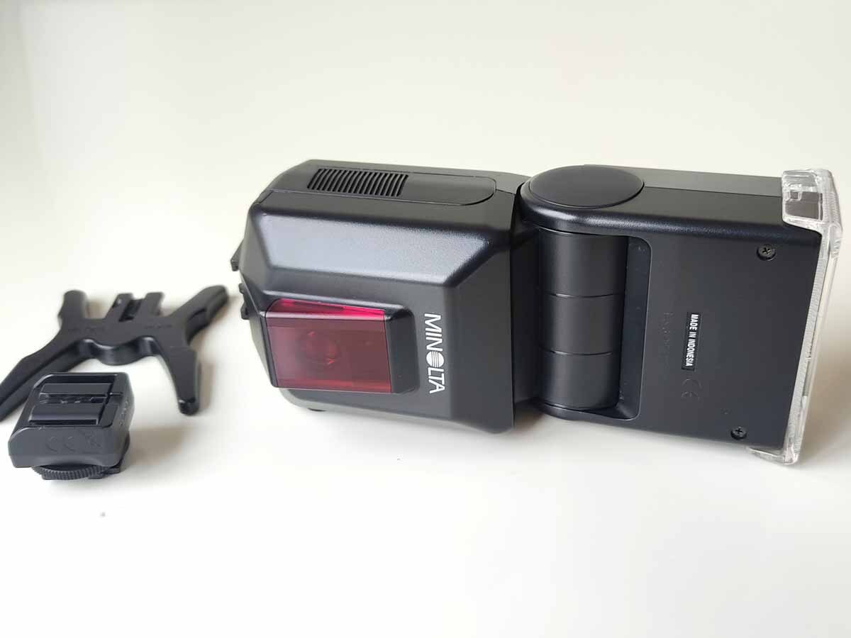 【α　Eマウントカメラ用　シューアダプター　ADP-MAA　付き】MINOLTA　ミノルタ　フラッシュ　3600HS