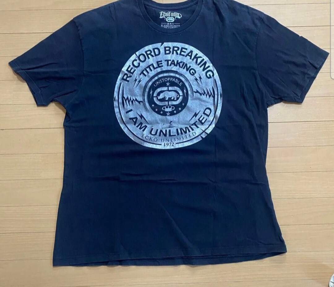 ECKO UNLTD Tシャツ 半袖 グラフィックプリント ブラック