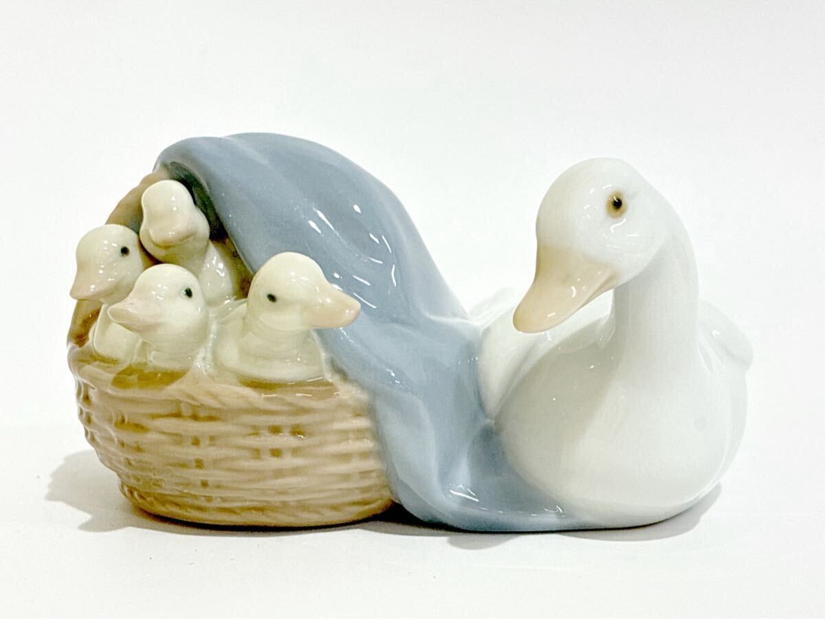 LLADRO リヤドロ アヒルの家族 陶器 フィギュリン インテリア 置物 インテリア雑貨 4895