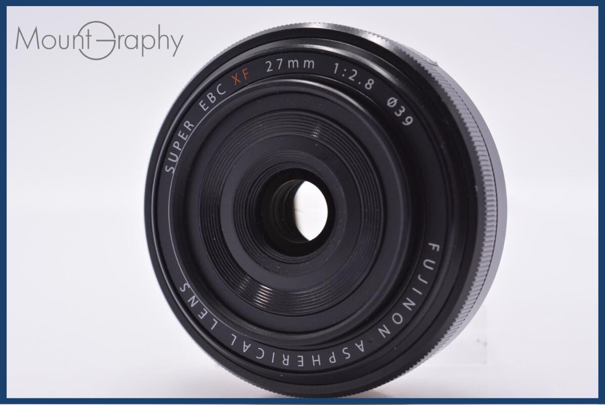 富士フイルム FUJIFILM FUJINON ASPHERICAL LENS SUPER EBC XF 27mm F2.8 富士フィルム Xマウント(ミラーレス) #yk8925