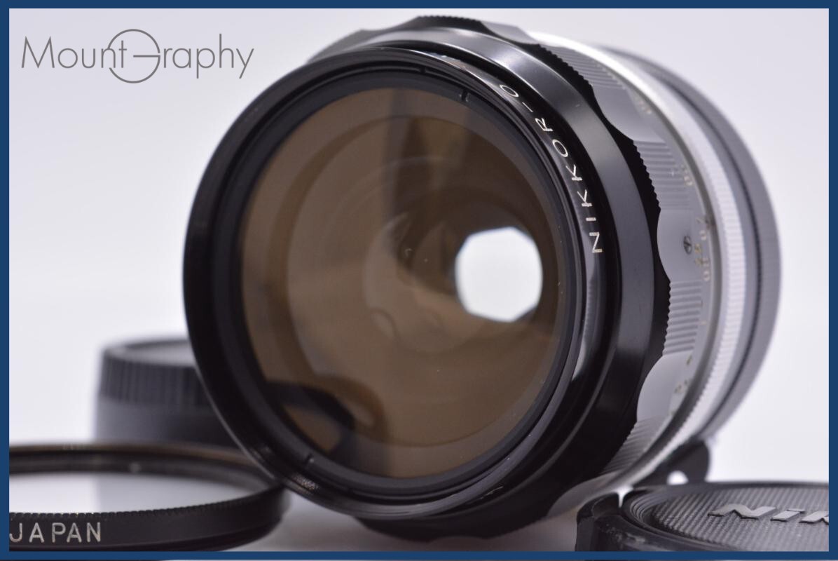 【動作保証】 ニコン Nikon NIKKOR-O Auto 35mm F2 非Ai 前後キャップ&レンズフィルター付 同梱無料 #yk9112