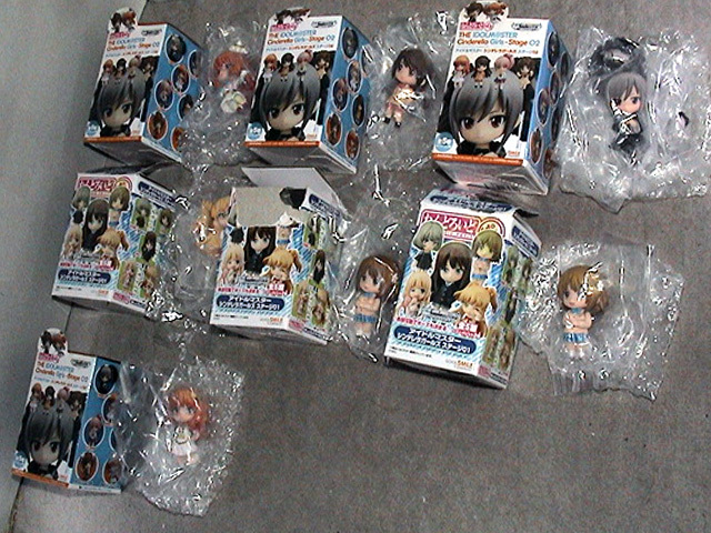 ねんどろいどぷち　アイドルマスターPart.1＆2　色々セット　神崎蘭子　諸星きらり　三村かな子他7体セット＜内袋未開封/新品＞