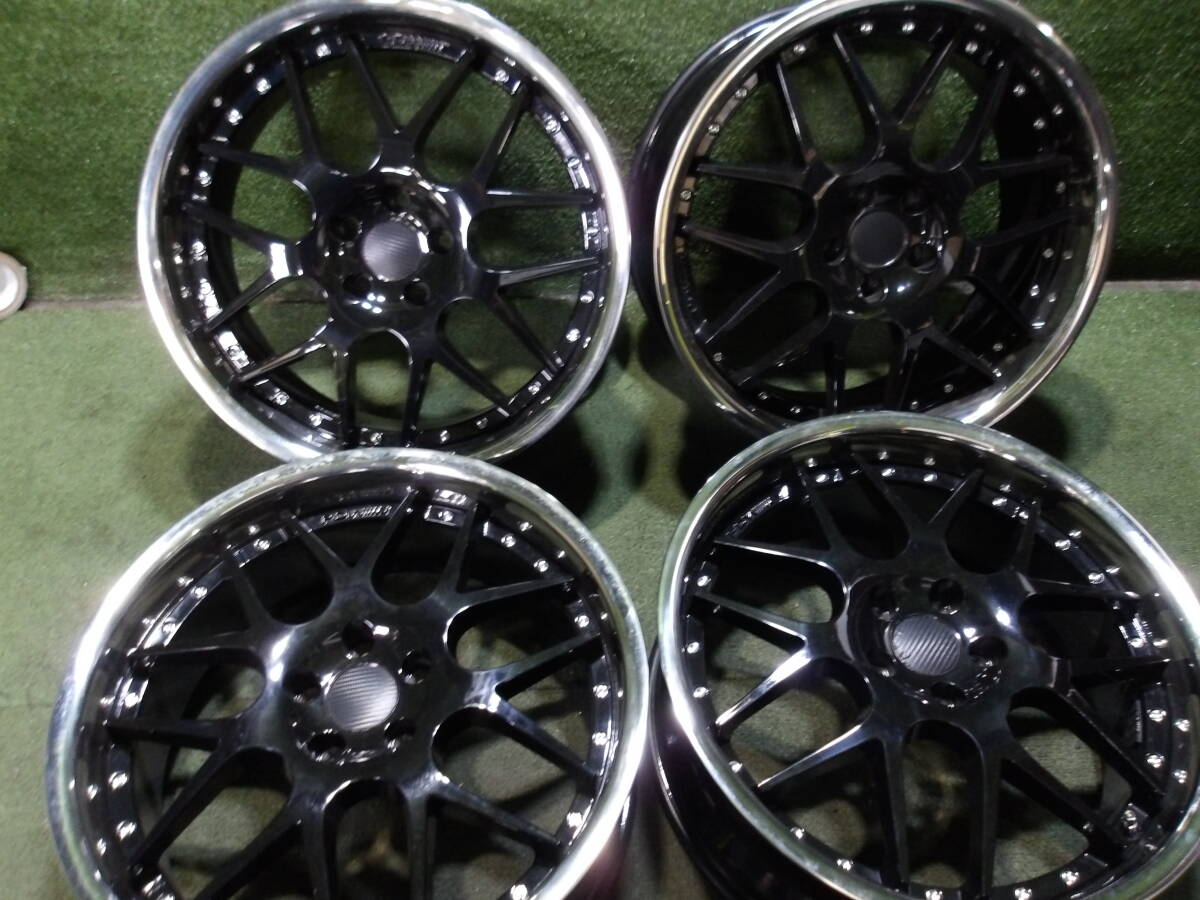 ☆　ホイール　PDW　DESIGN　20×8.5J　+45　PCD114.3　5H　メッキブラック　　☆