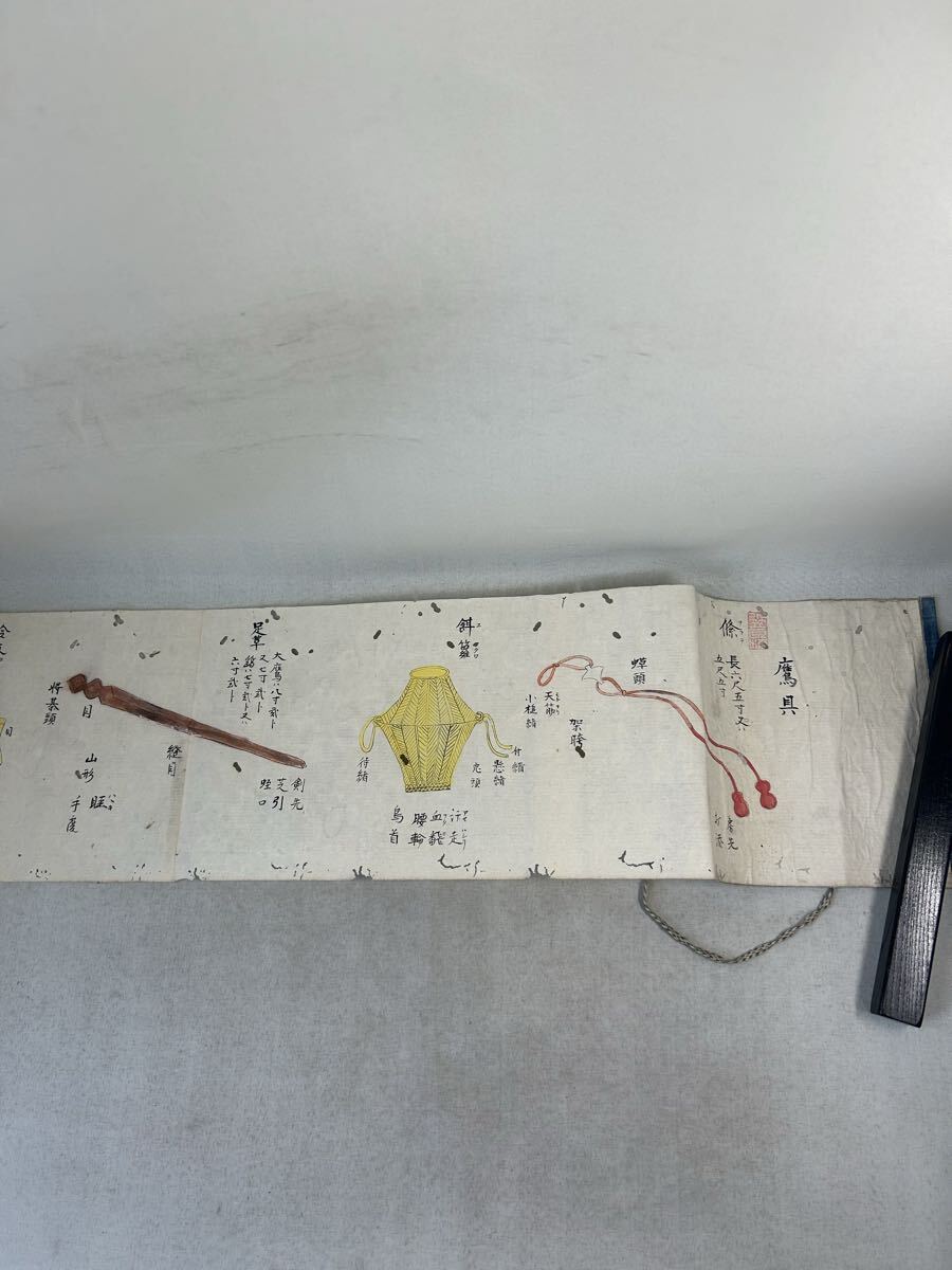古文書　和本　秘伝書　仙台藩内武家伝来　鷹具